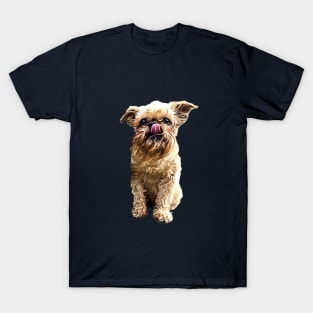 Brussels Griffon Bruxellois Cute Puppy Dog T-Shirt